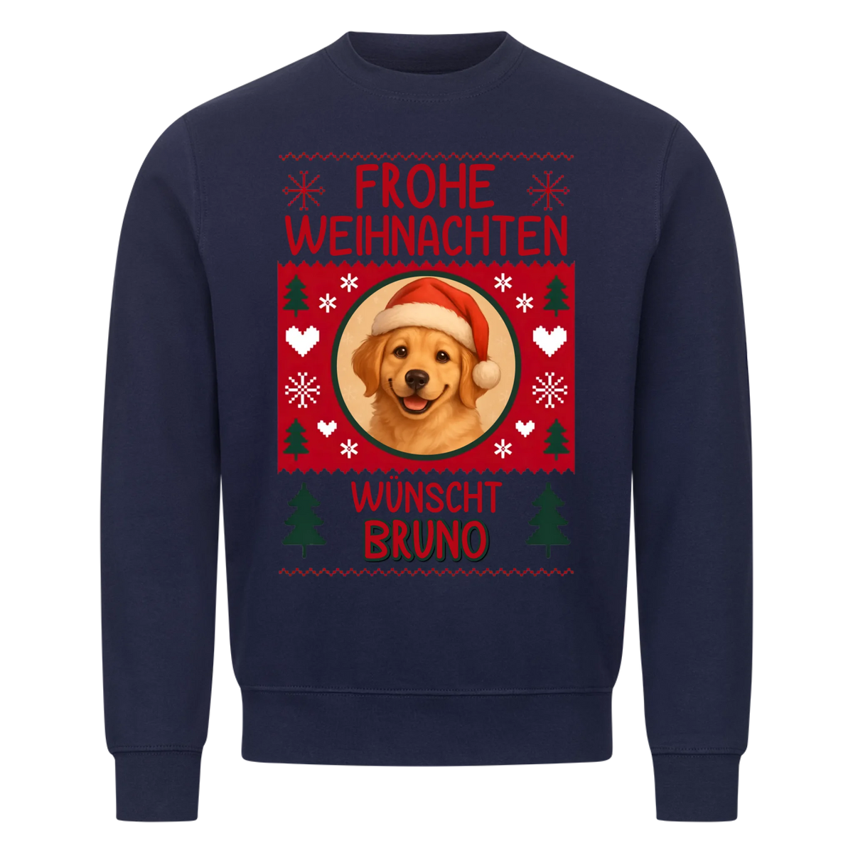 Weihnachtsgruß vom Vierbeiner