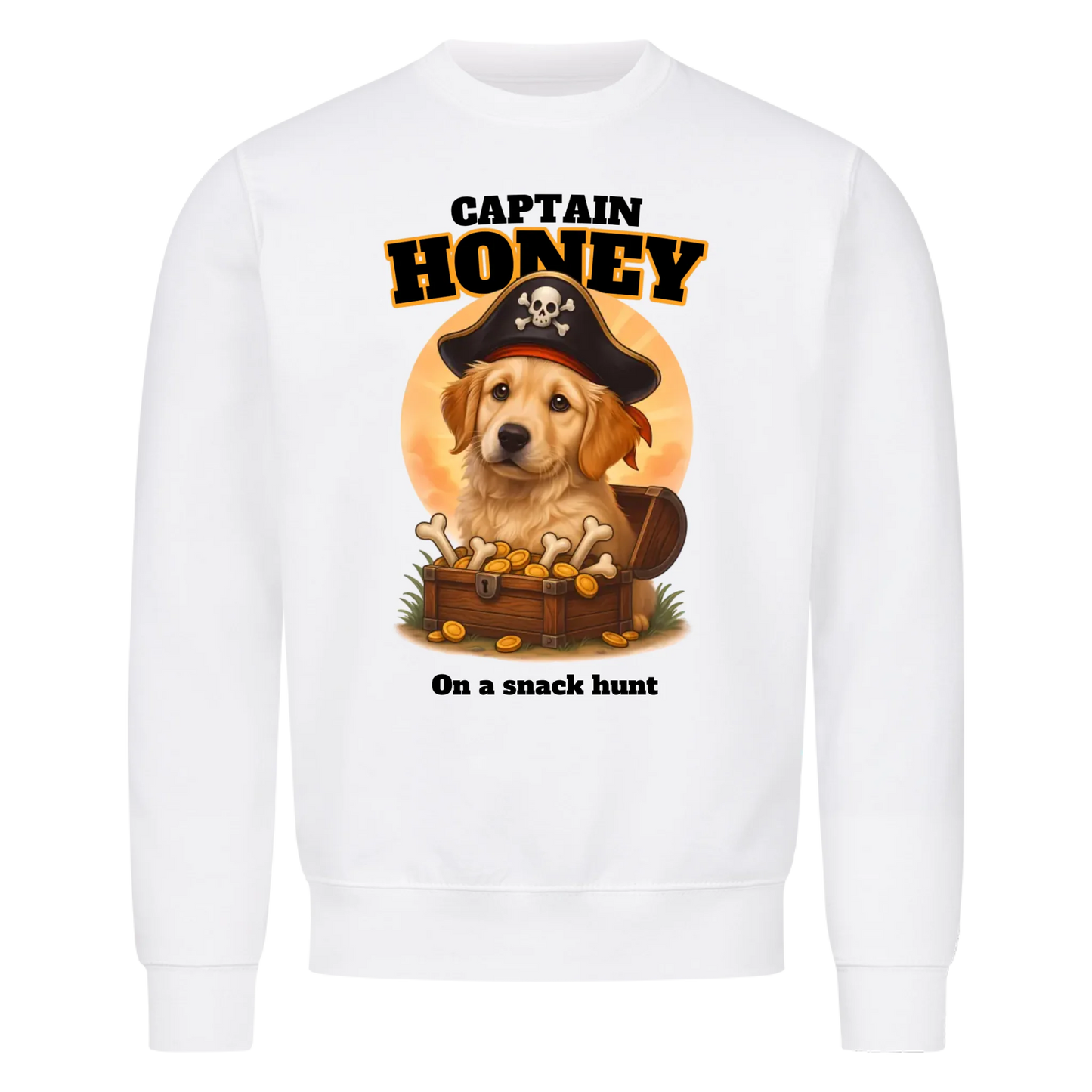 Snackpirat auf Knochenjagd