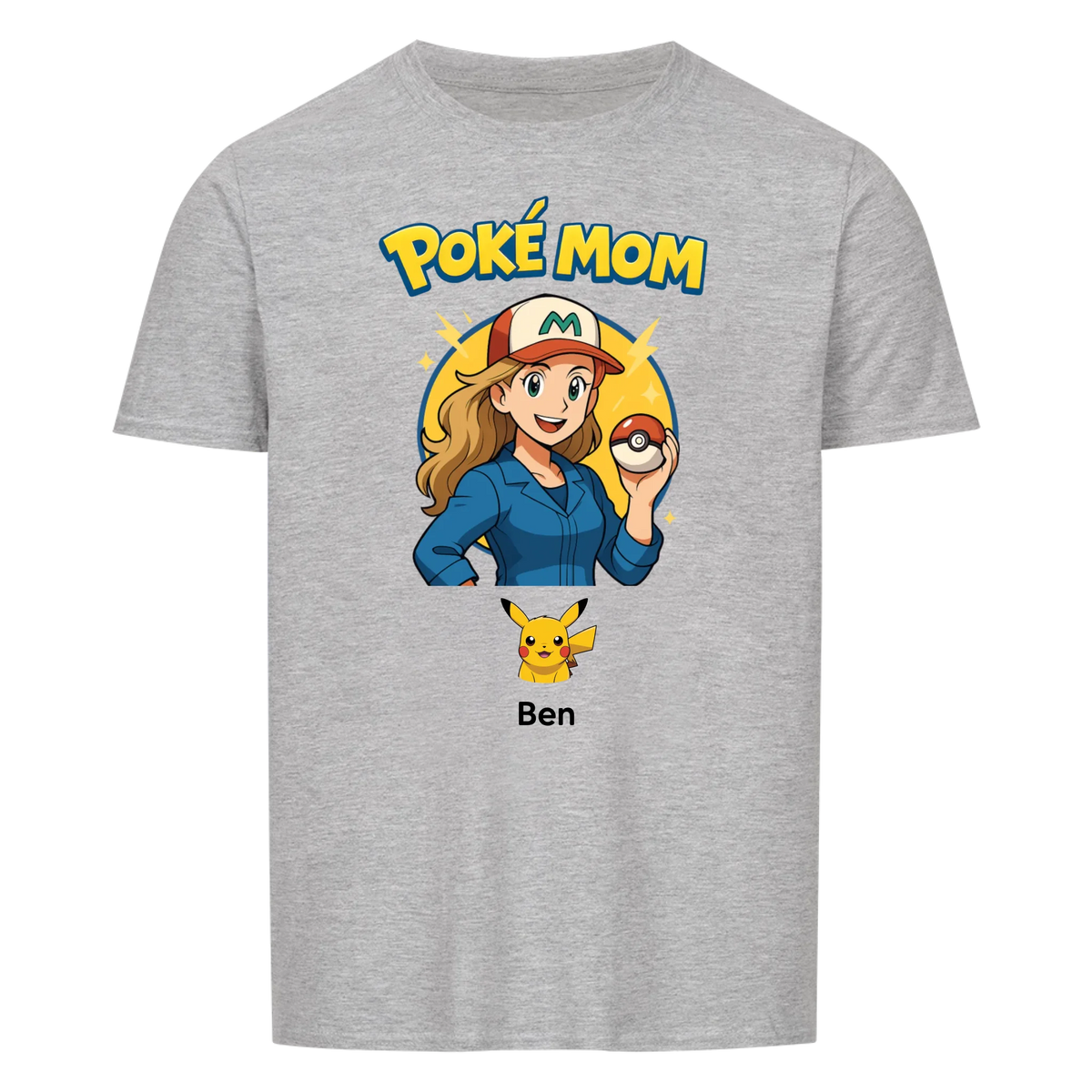 Poke Mom with photo
