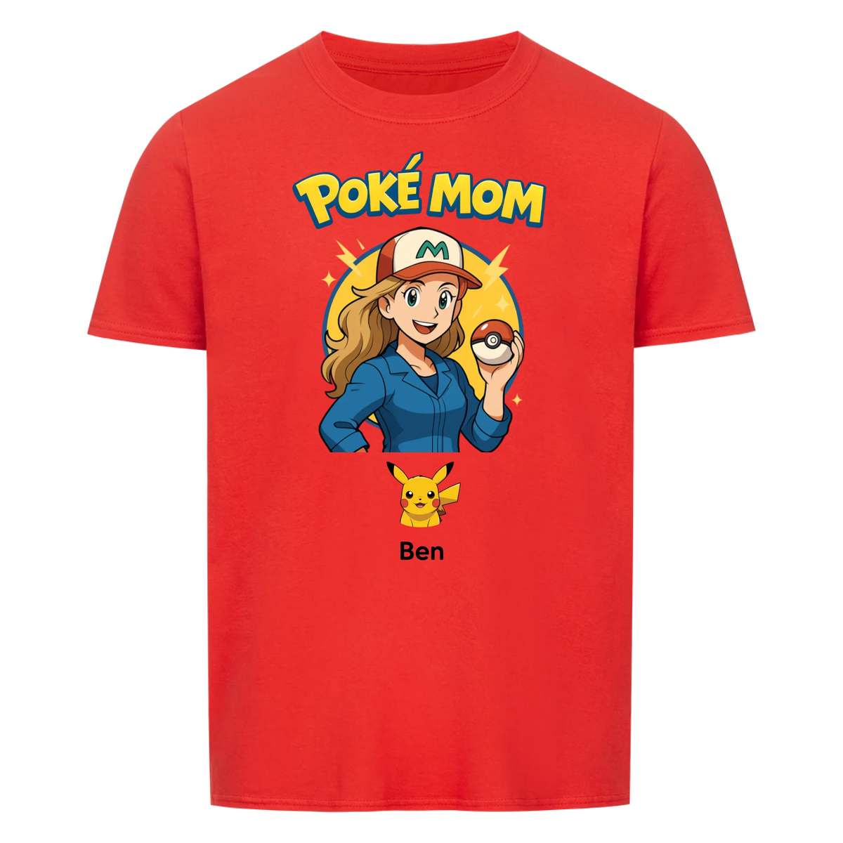 Poke Mom with photo