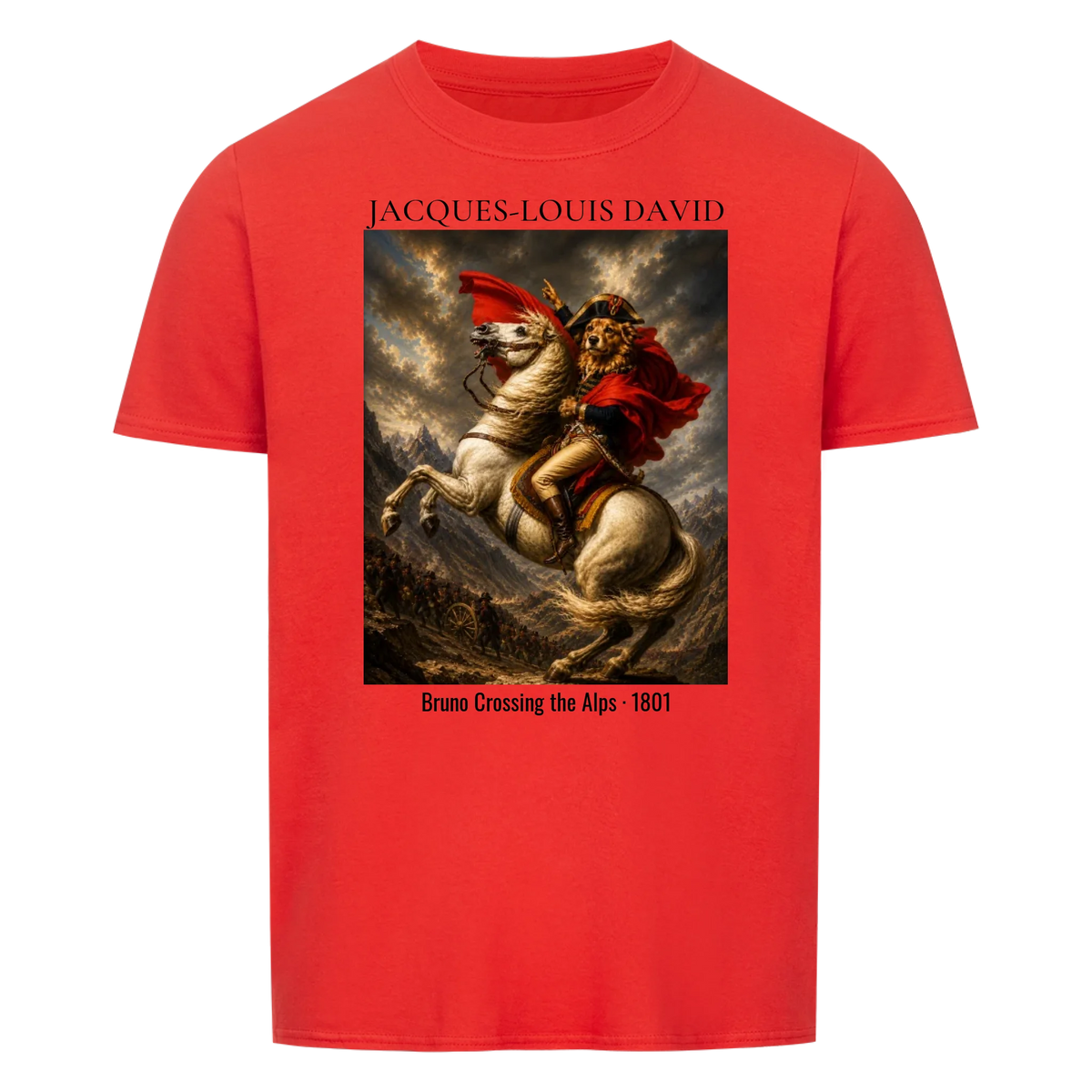 Napoleon crossing the Alps – personalisierbar