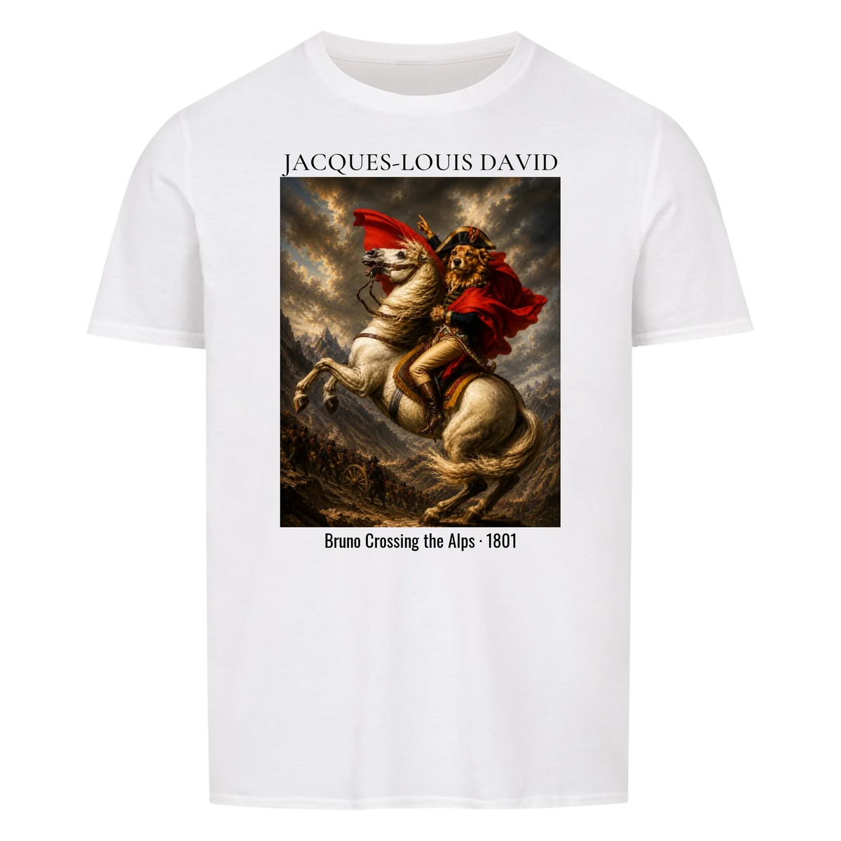 Napoleon crossing the Alps – personalisierbar