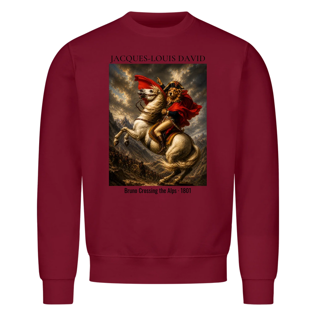 Napoleon crossing the Alps – personalisierbar