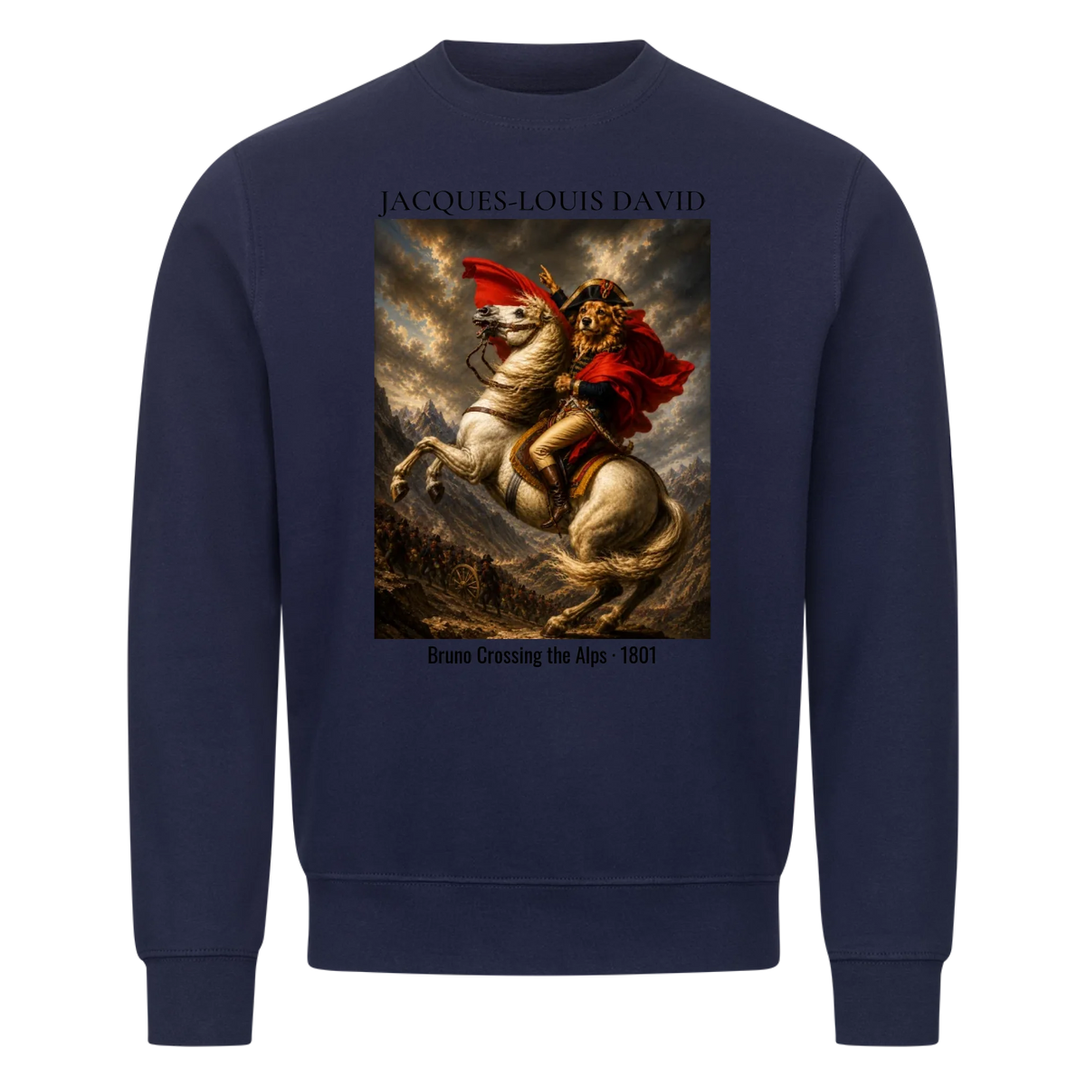 Napoleon crossing the Alps – personalisierbar