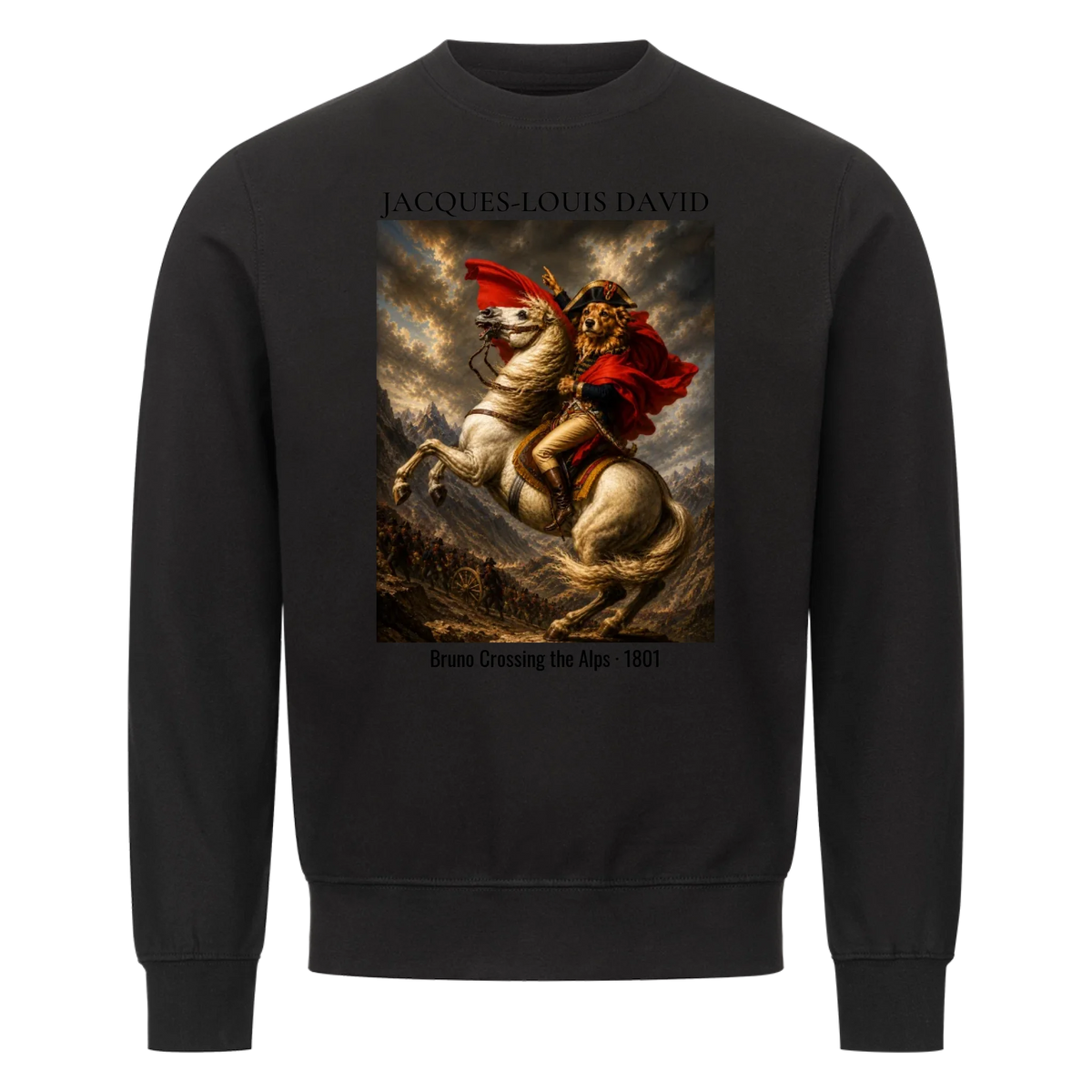Napoleon crossing the Alps – personalisierbar