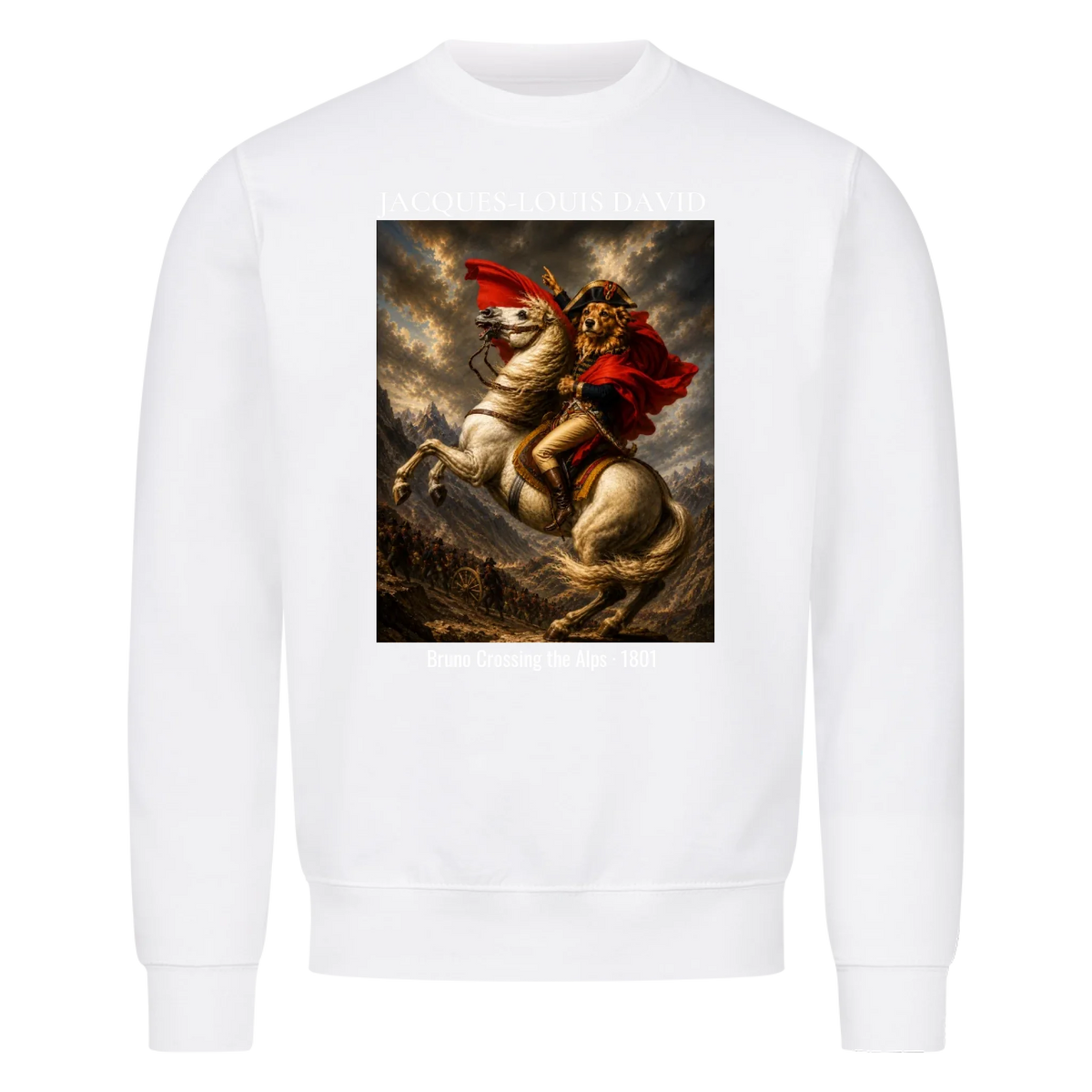 Napoleon crossing the Alps – personalisierbar