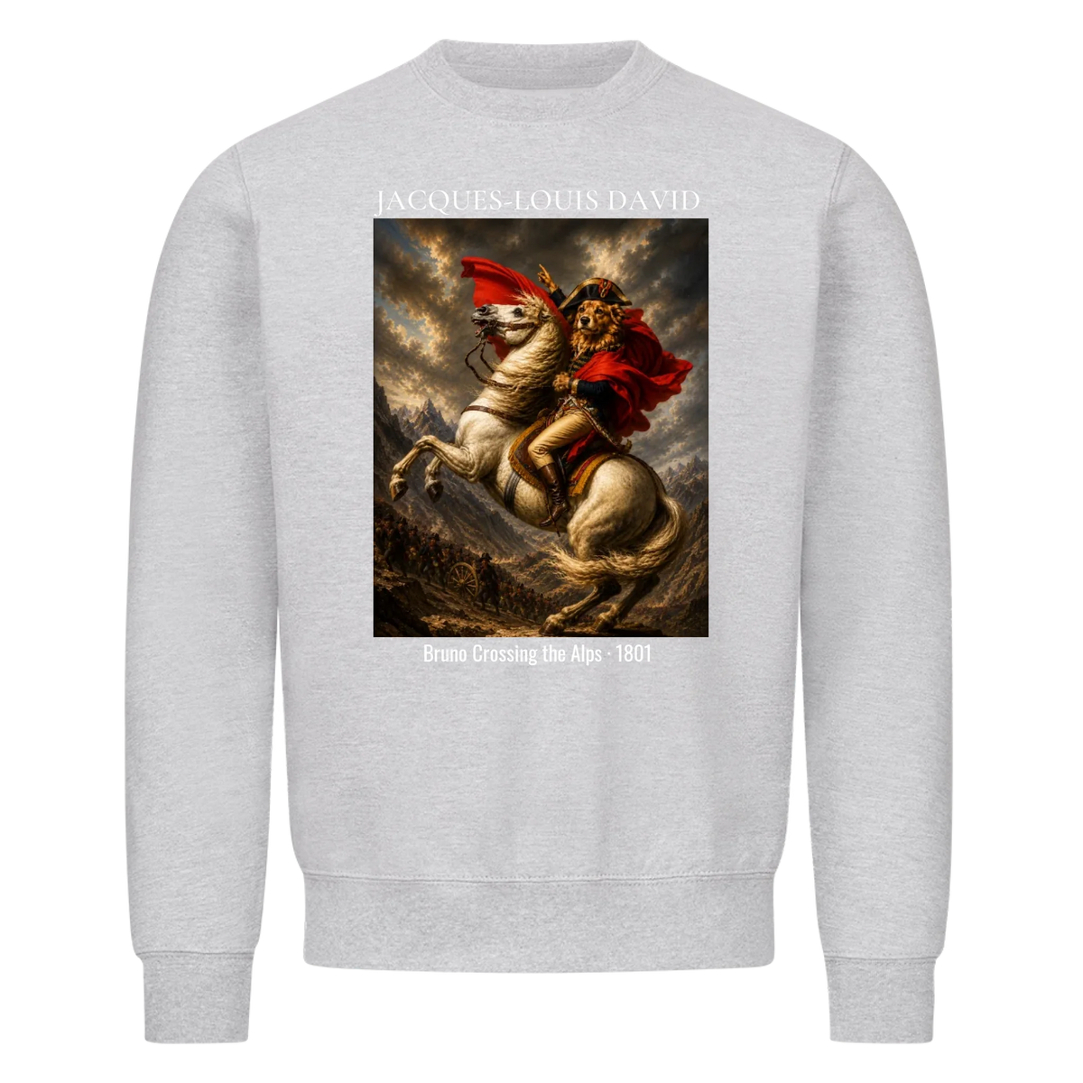 Napoleon crossing the Alps – personalisierbar