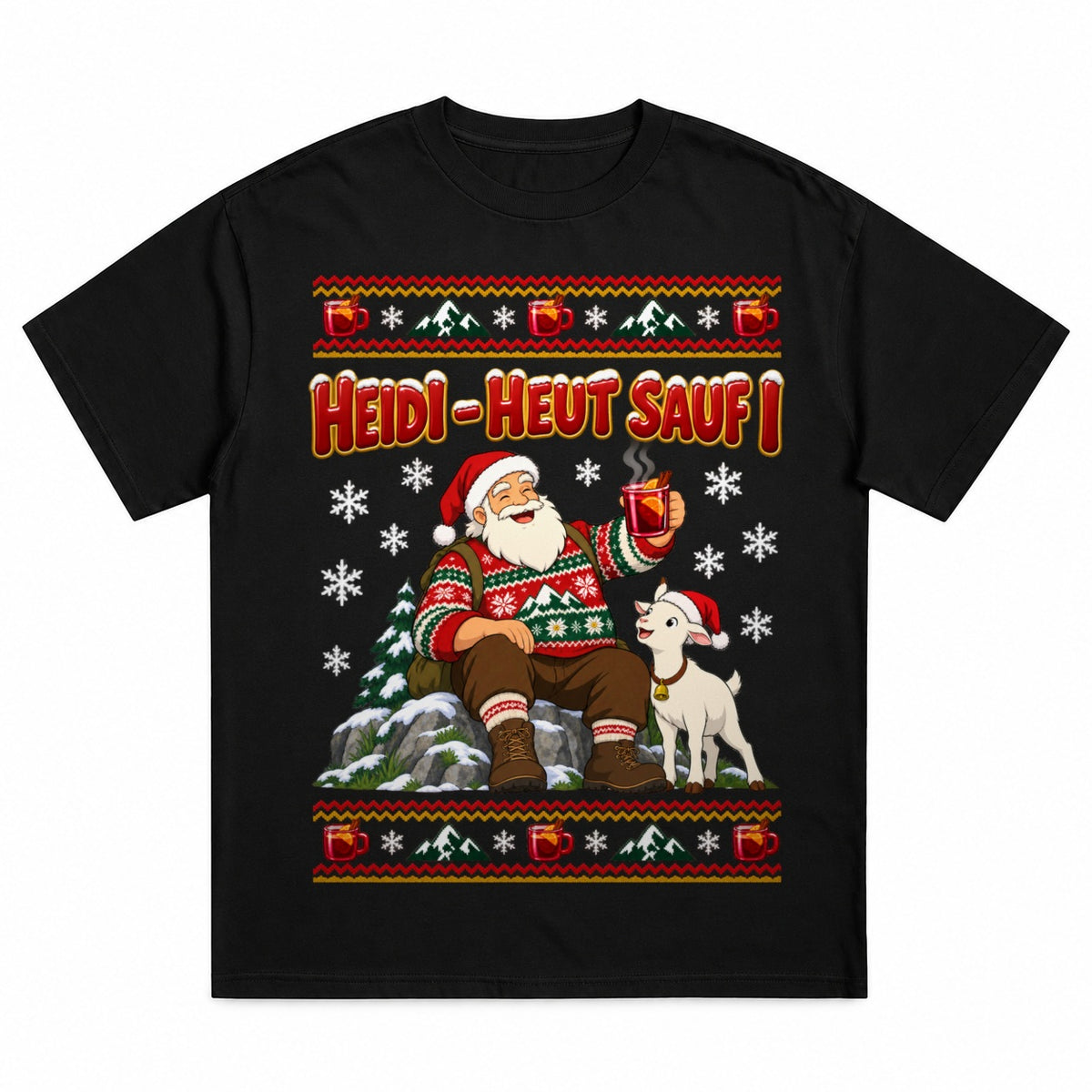 Heidi Heut Sauf I - Christmas Tee