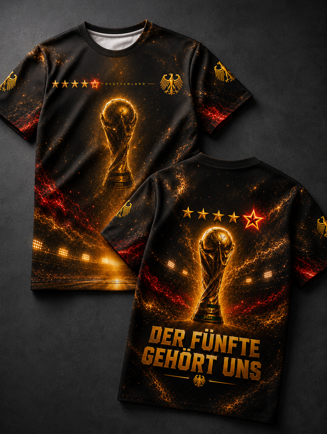 Der fünfte gehört uns - Alloverprint T-Shirt