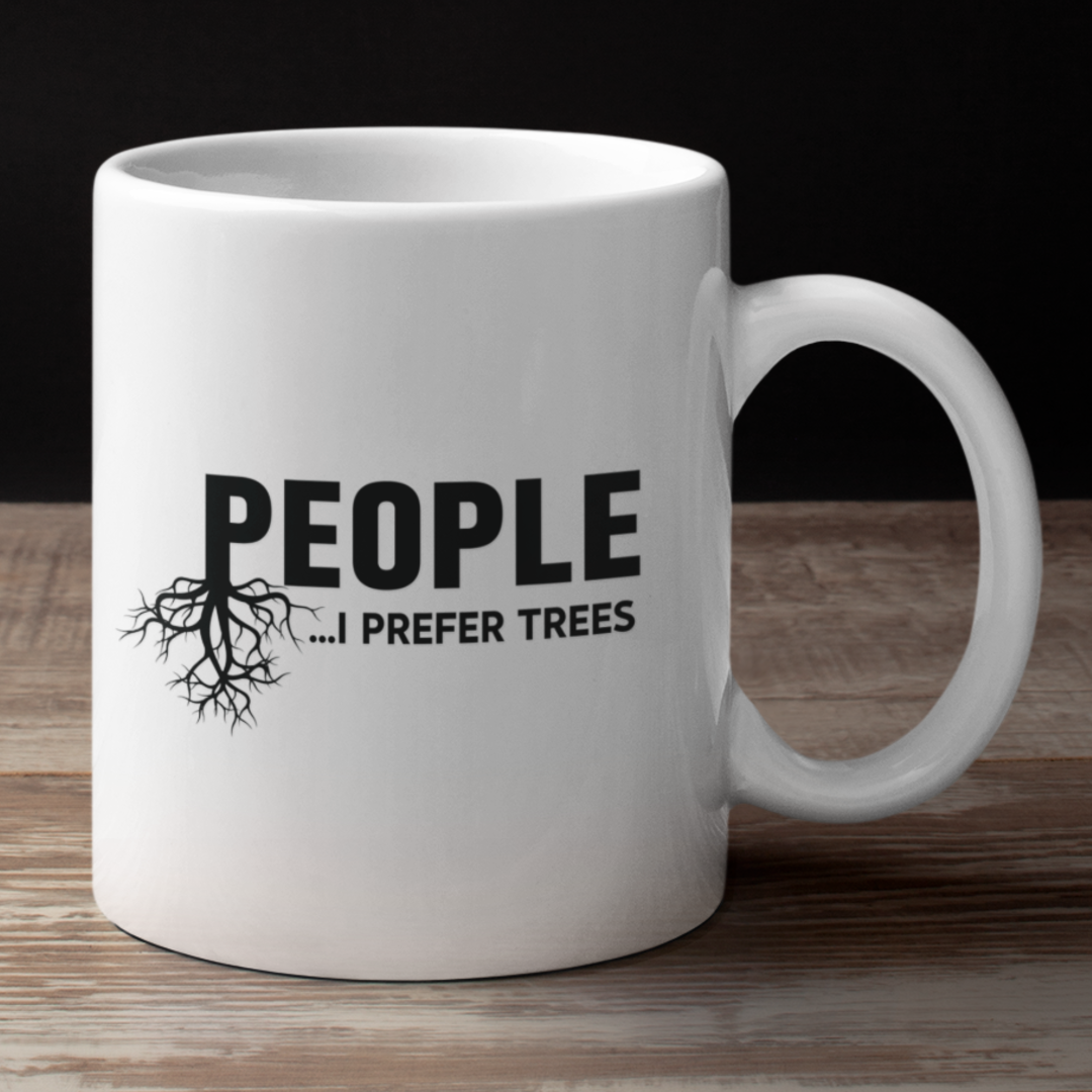 Tazza Persone...Preferisco gli alberi