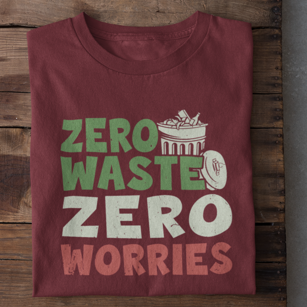 Zero Waste Zero Worries Shirt Damen
