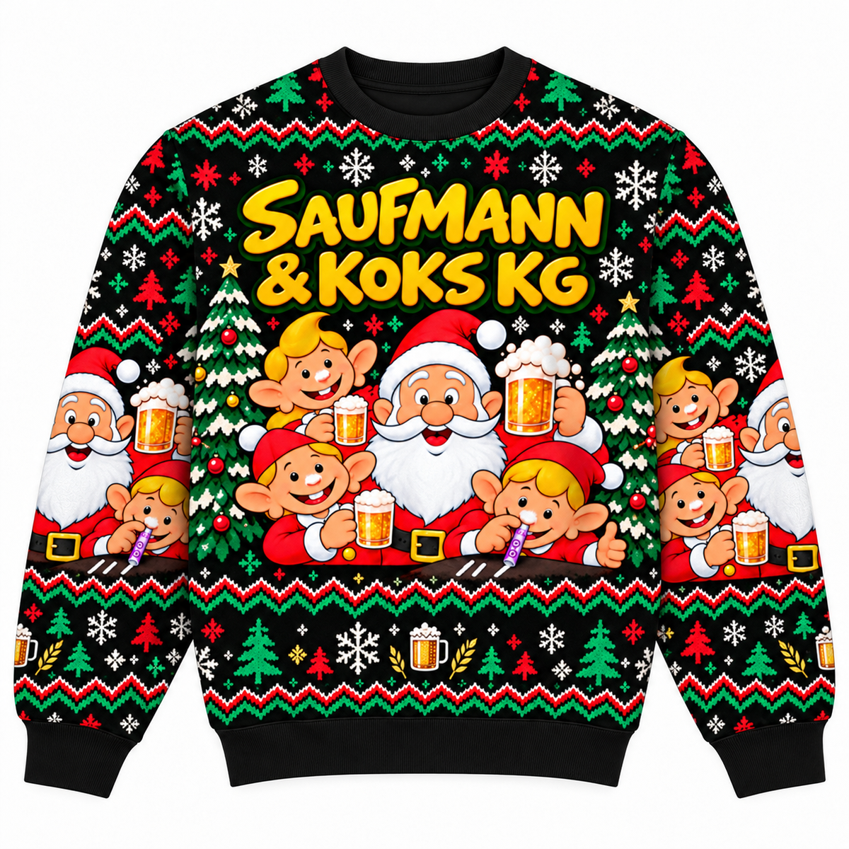 Saufmann & Koks KG Signature Christmas Sweater