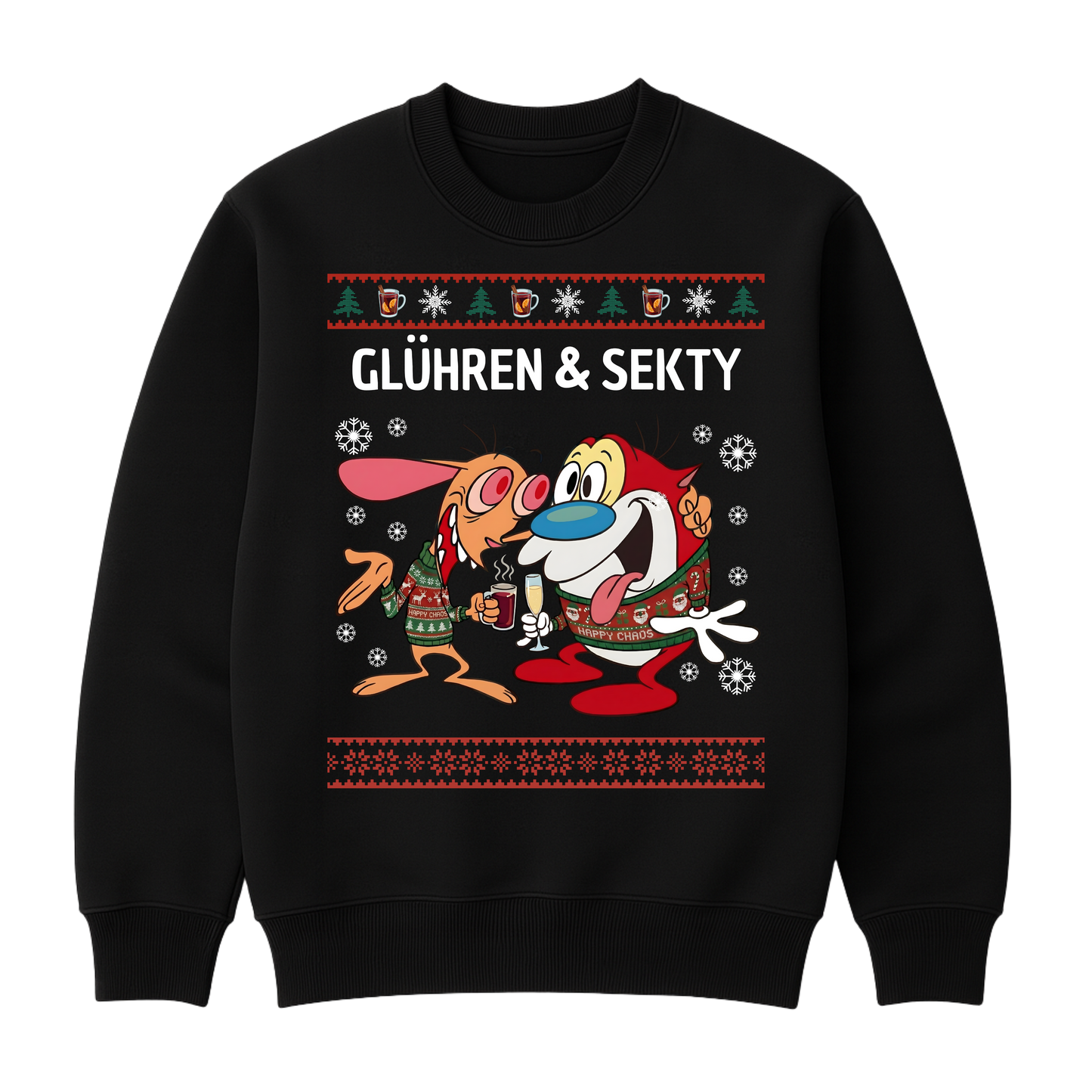Glühren und Sekty - Christmas Sweater
