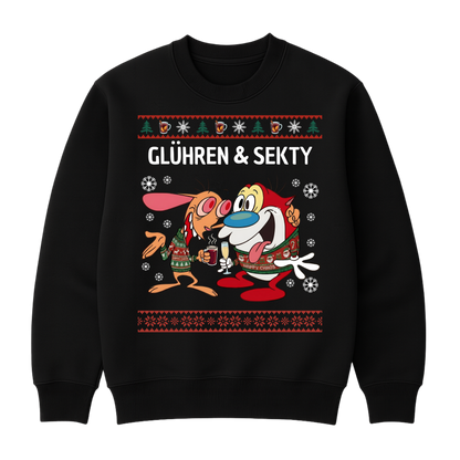 Glühren und Sekty - Christmas Sweater