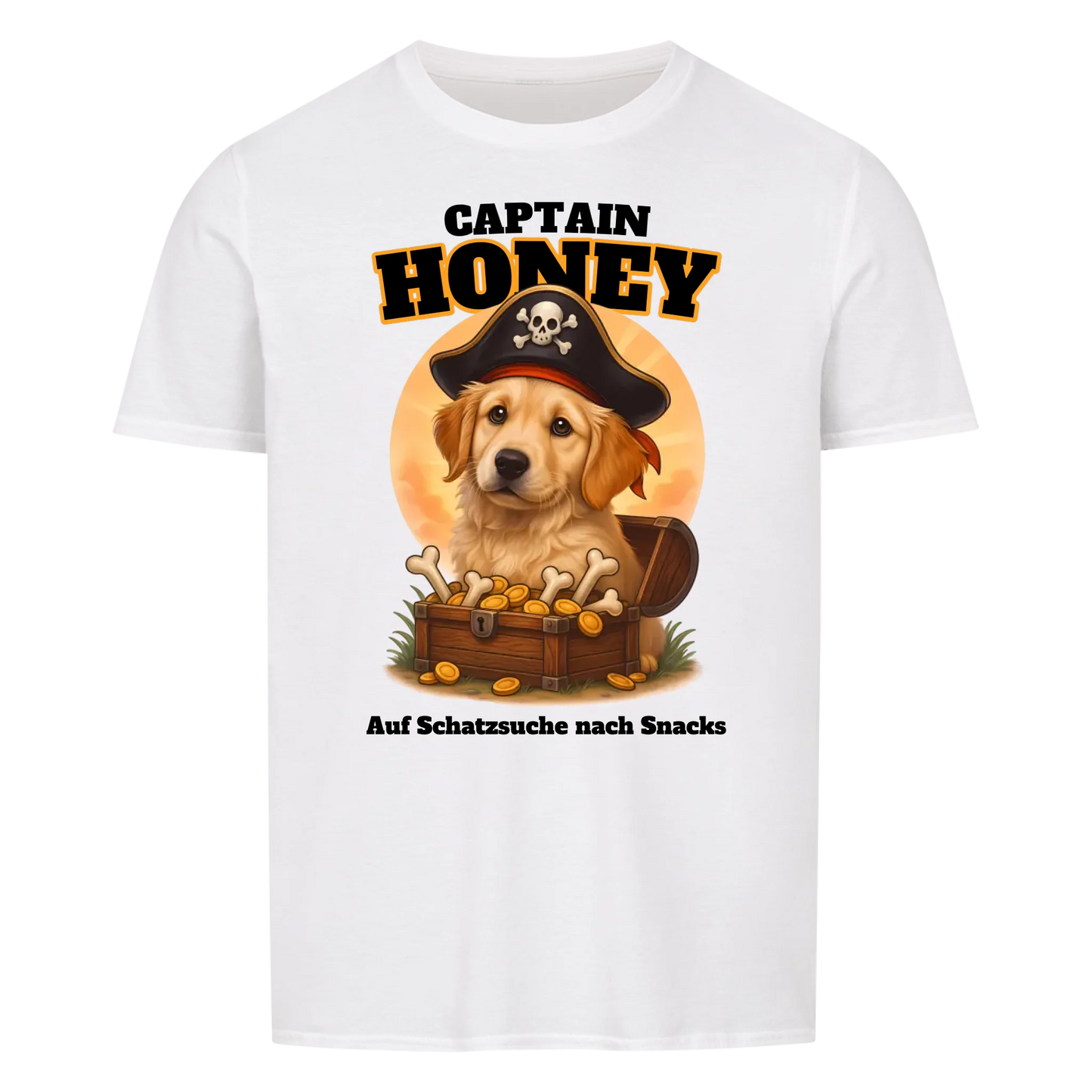 Snackpirat auf Knochenjagd