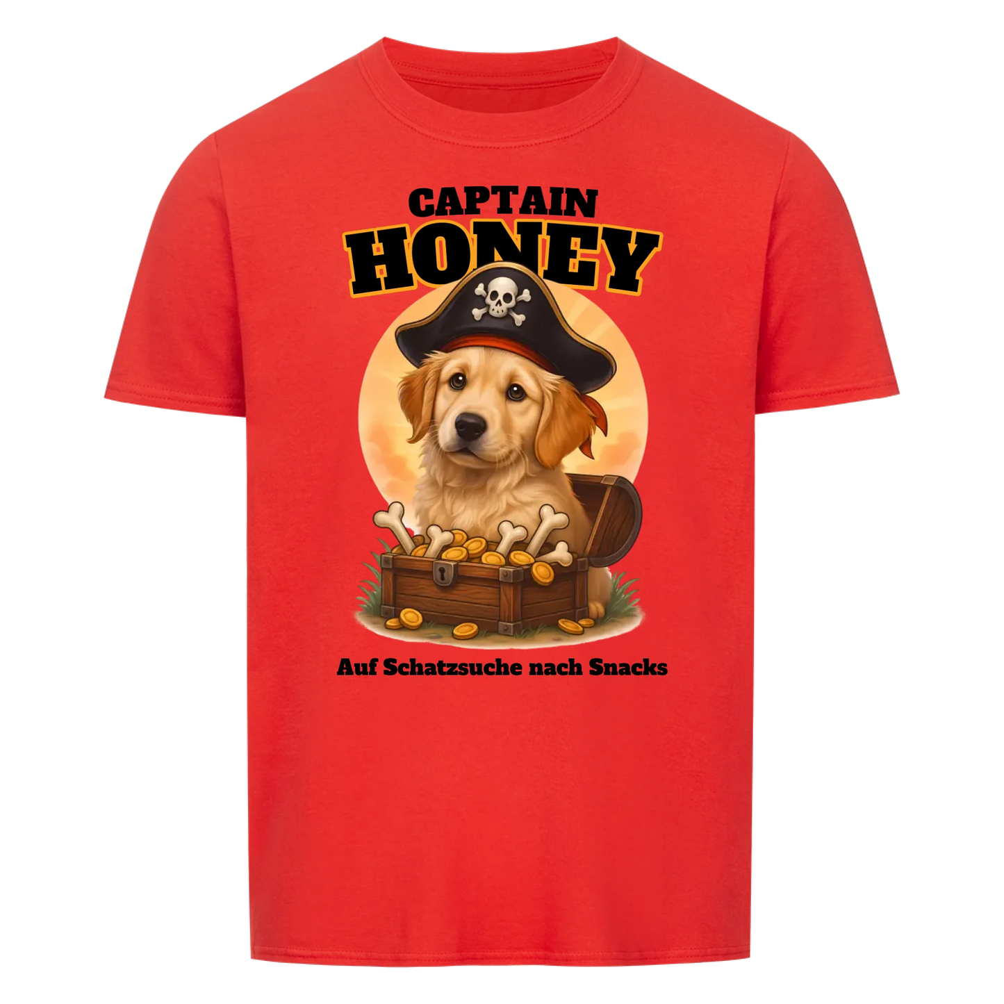 Snackpirat auf Knochenjagd