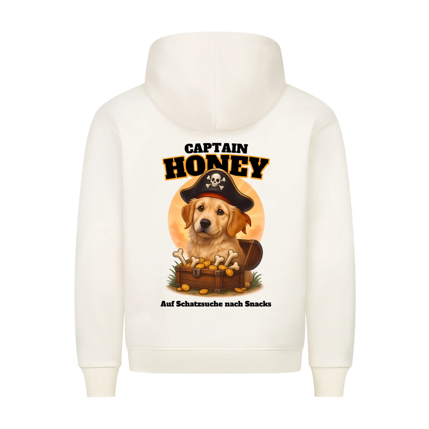 Snackpirat auf Knochenjagd