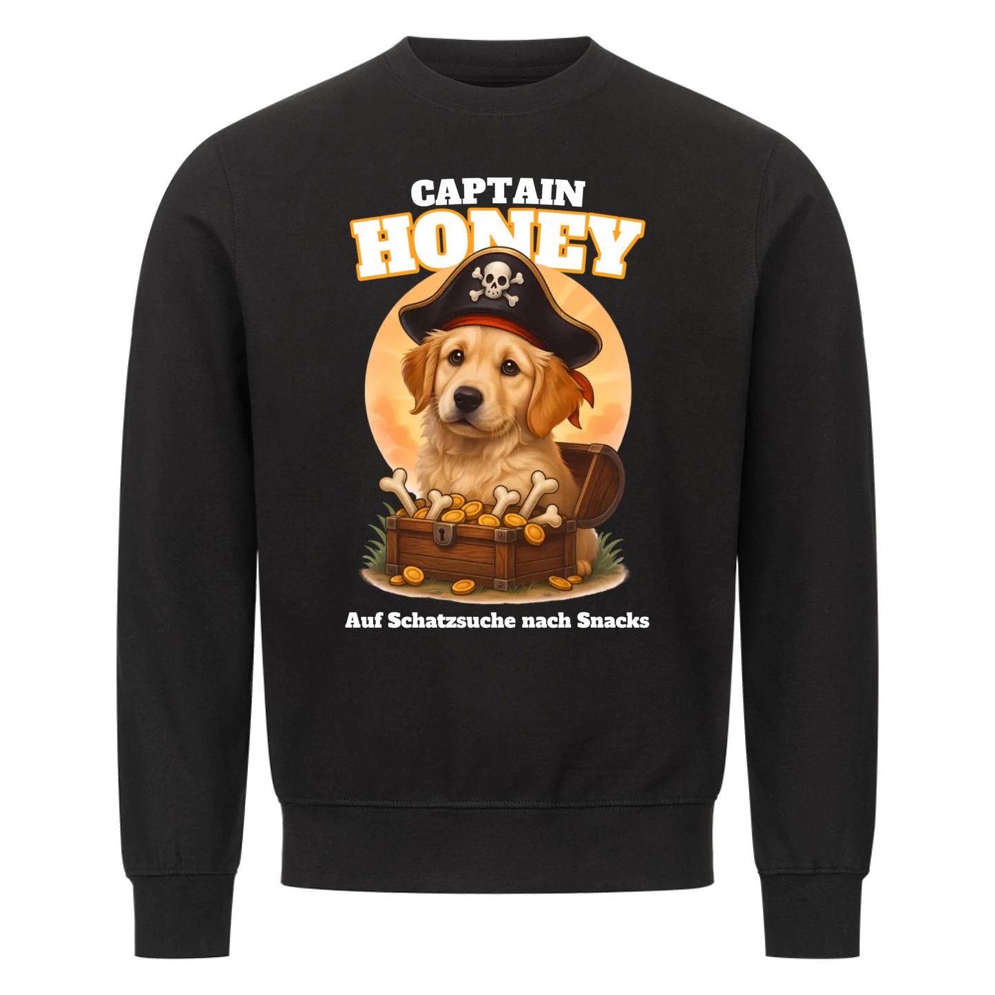 Snackpirat auf Knochenjagd