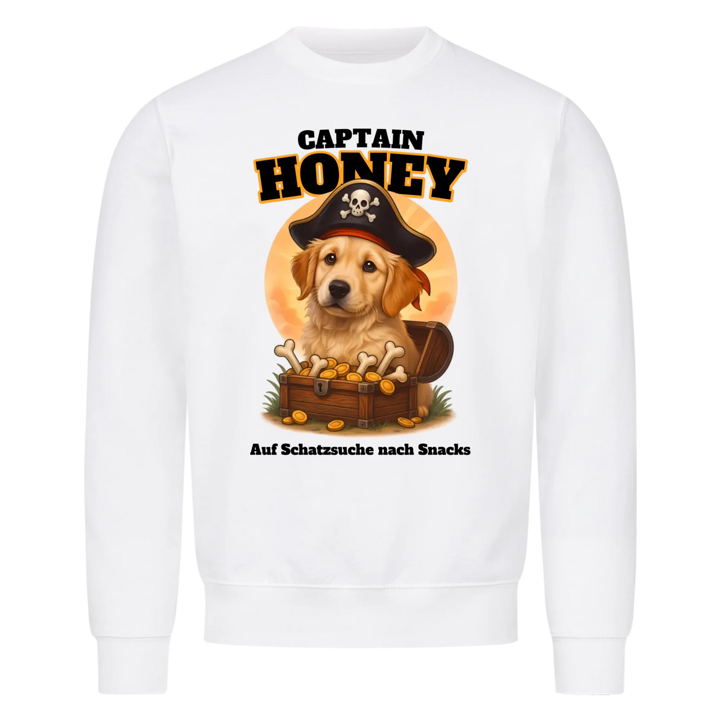 Snackpirat auf Knochenjagd