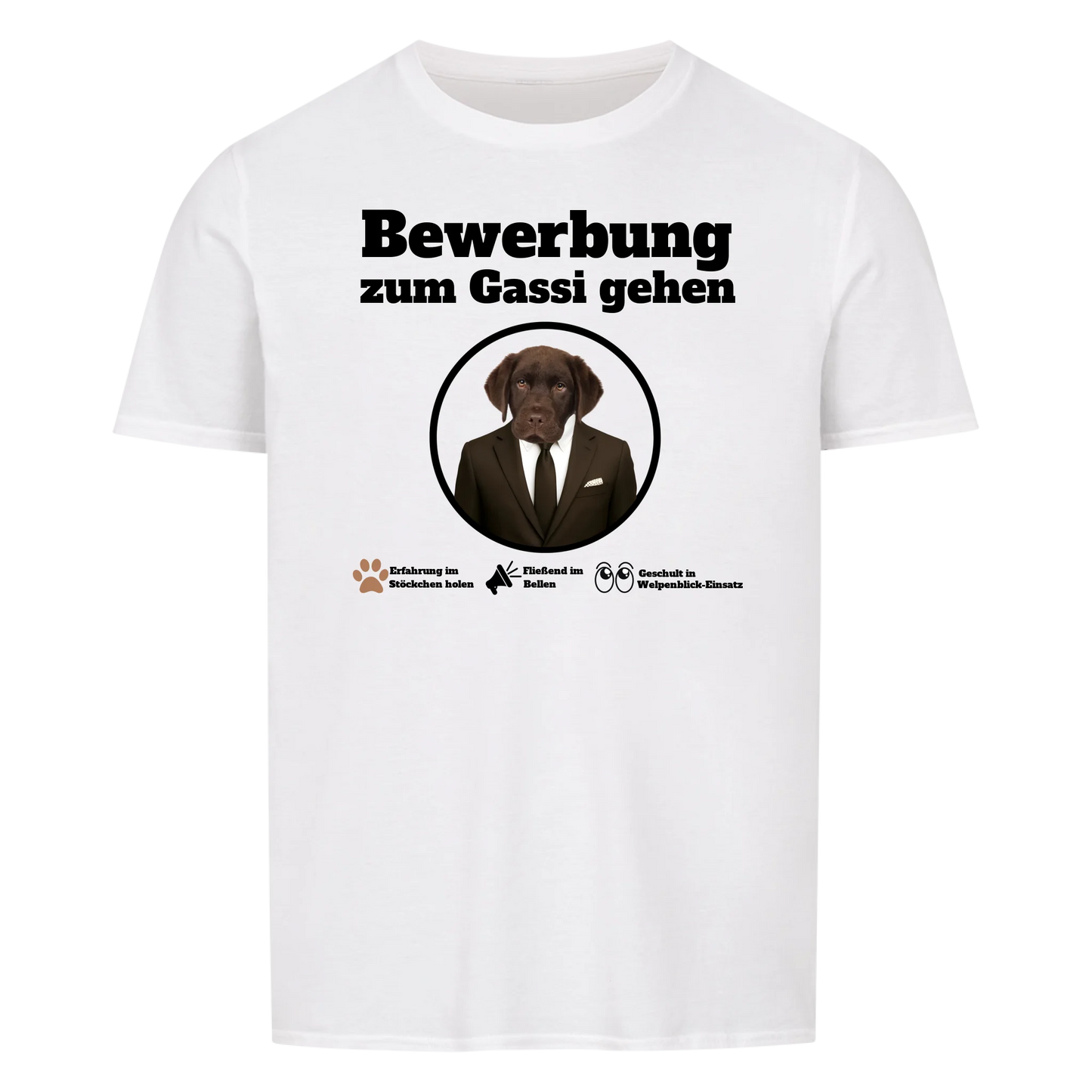 Bewerbung zum Gassi gehen