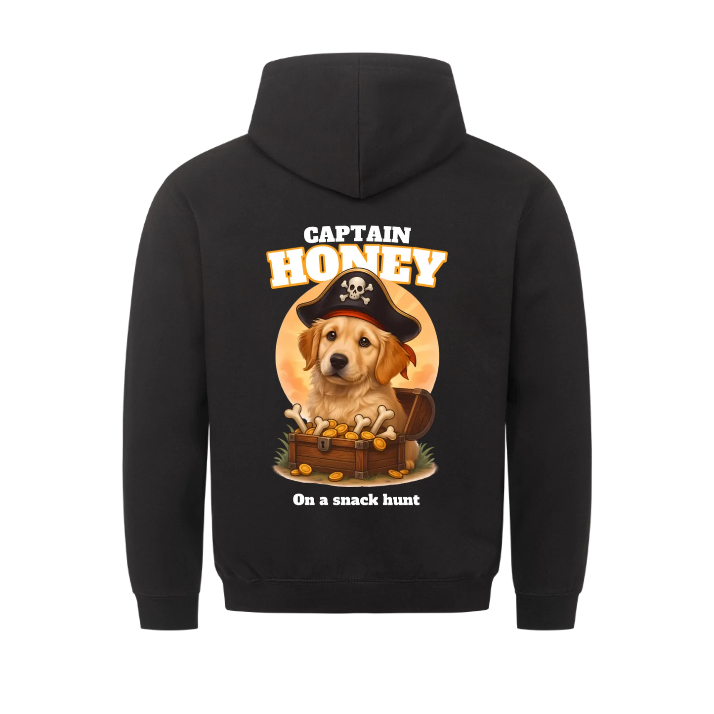 Snackpirat auf Knochenjagd