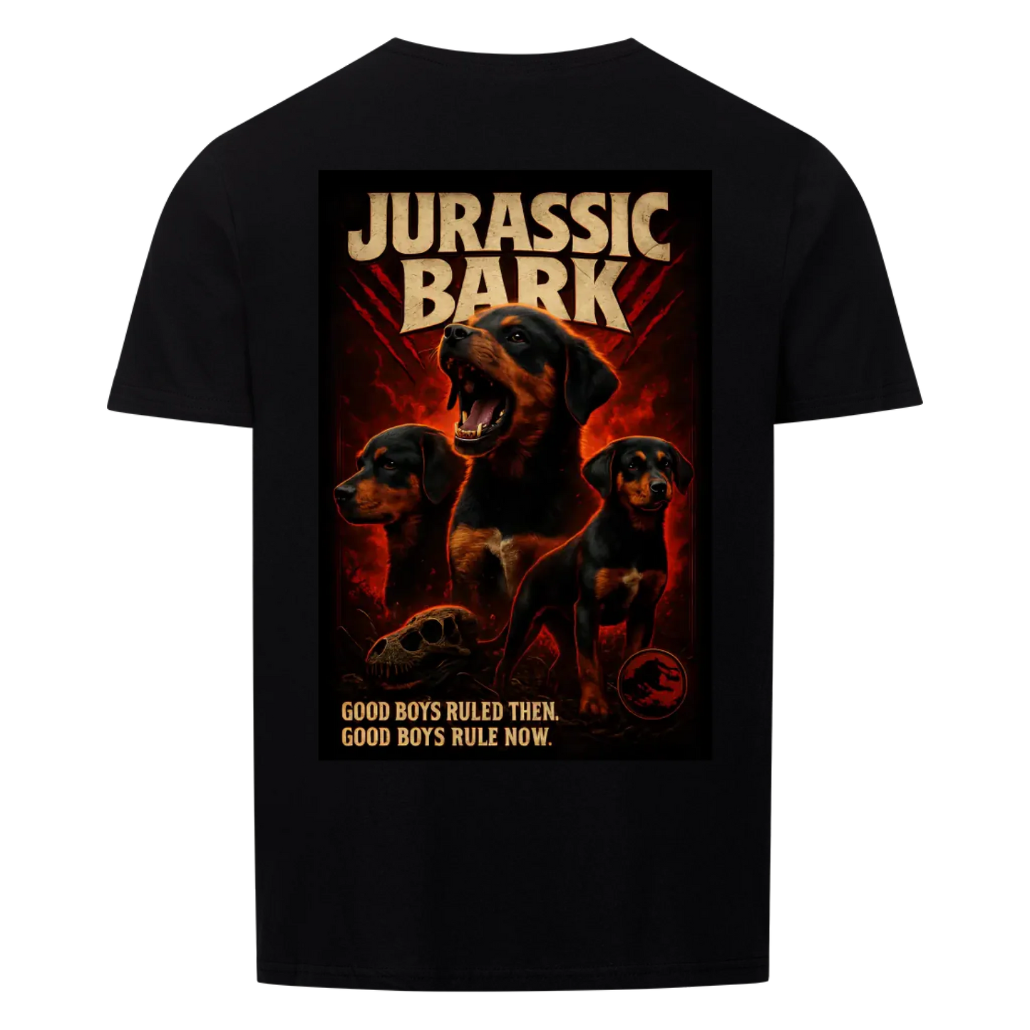Jurassic Bark Backprint Cover