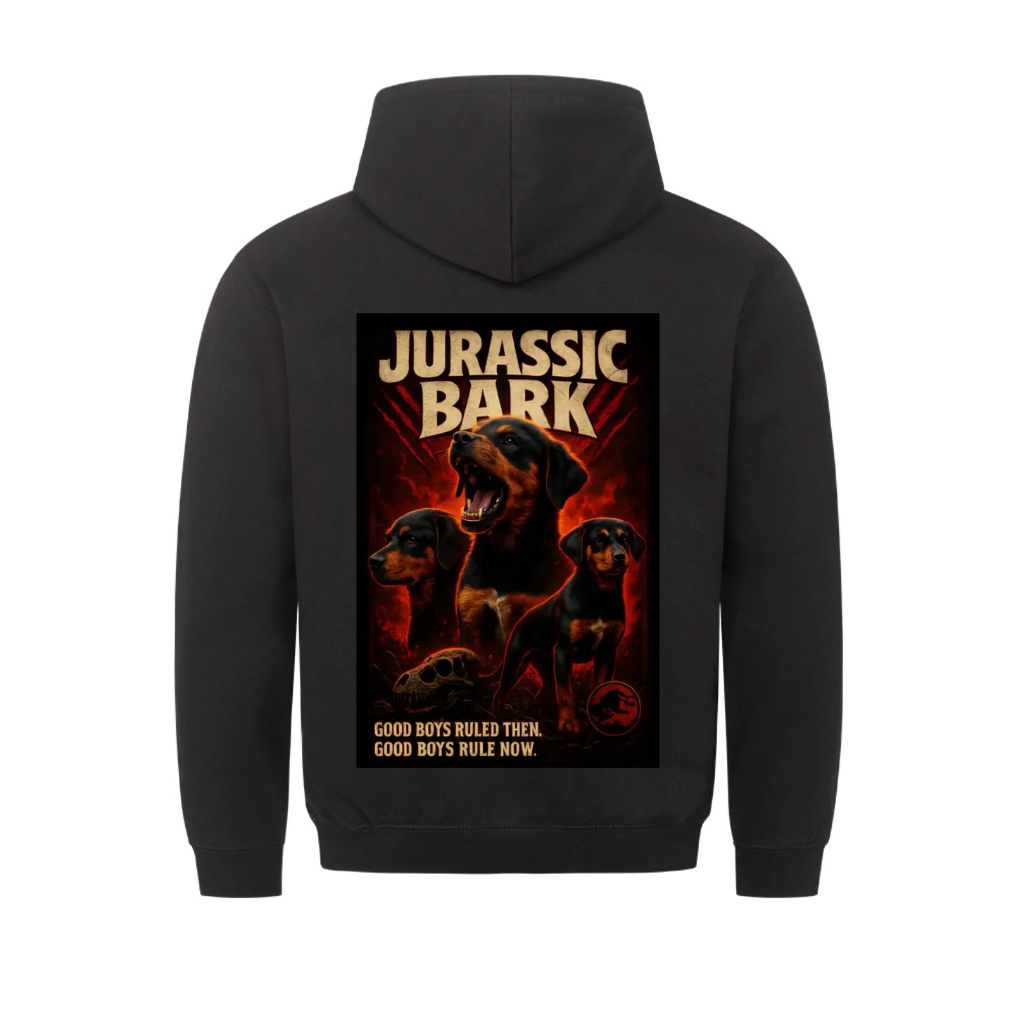 Jurassic Bark Backprint Cover