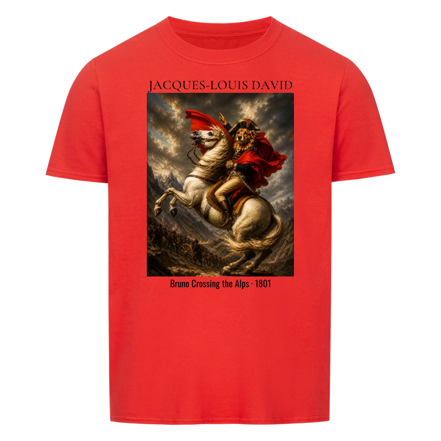 Napoleon crossing the Alps – personalisierbar