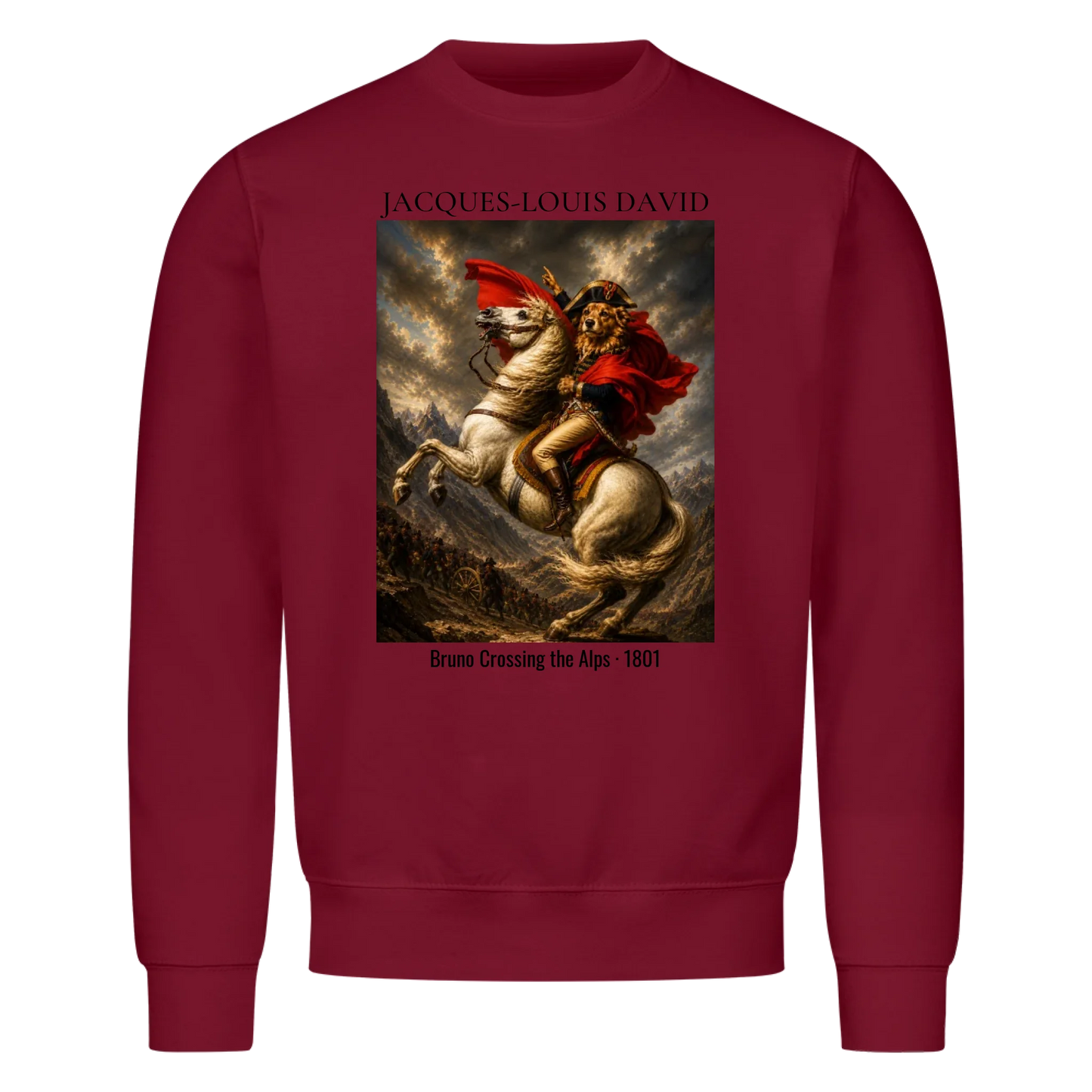 Napoleon crossing the Alps – personalisierbar