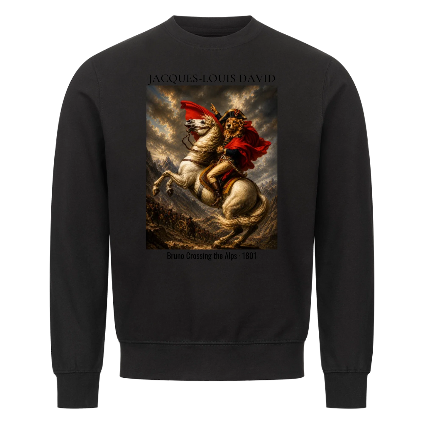Napoleon crossing the Alps – personalisierbar