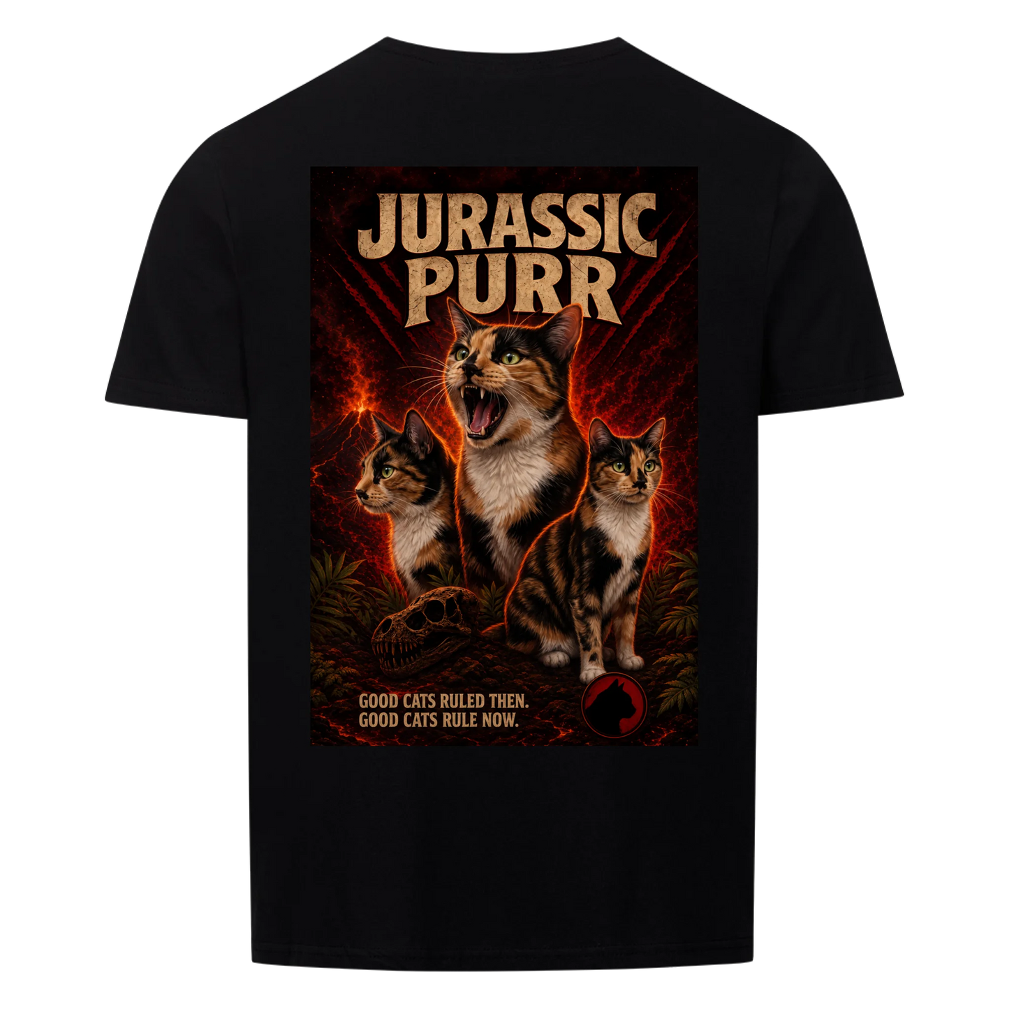 Jurassic Purr Backprint Cover