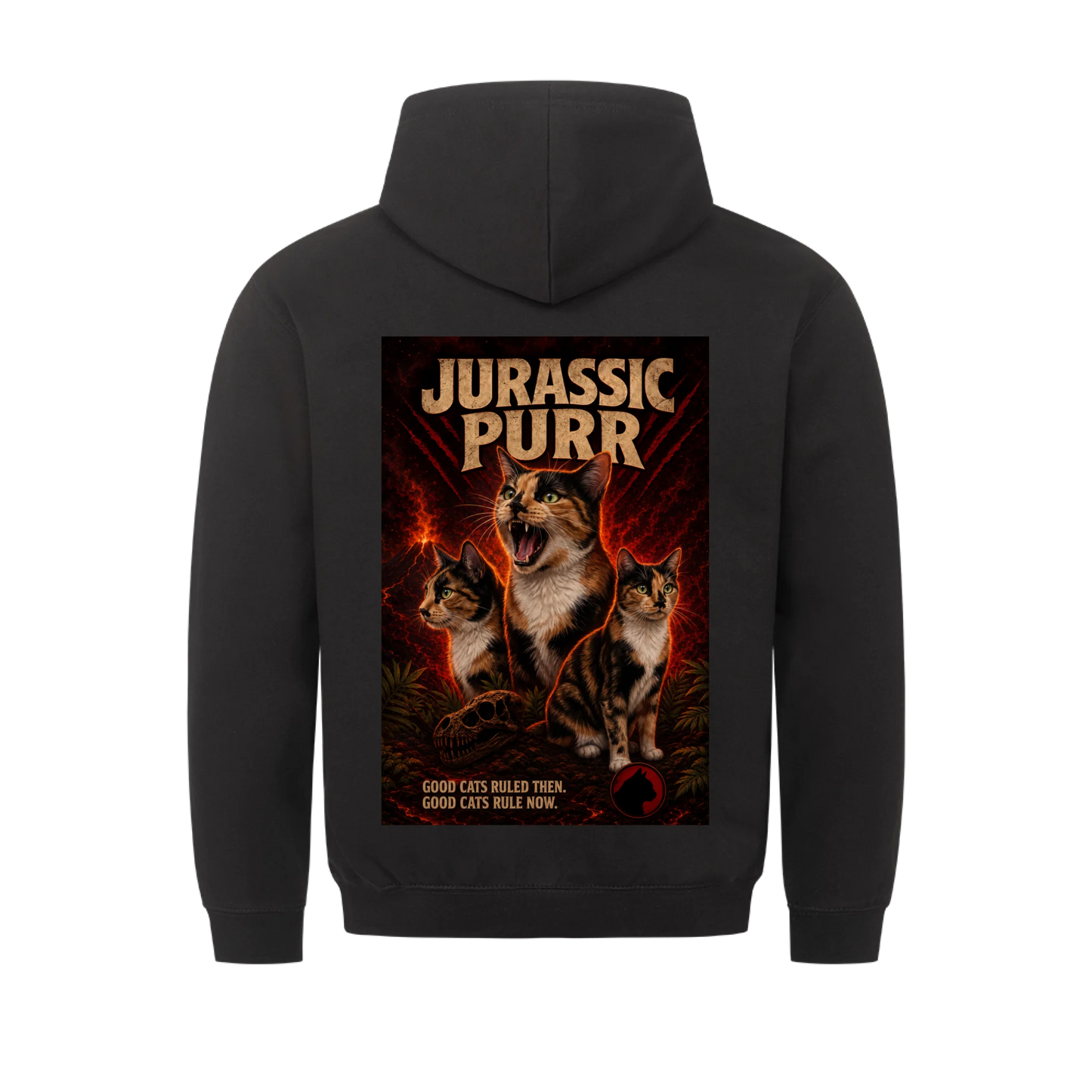 Jurassic Purr Backprint Cover