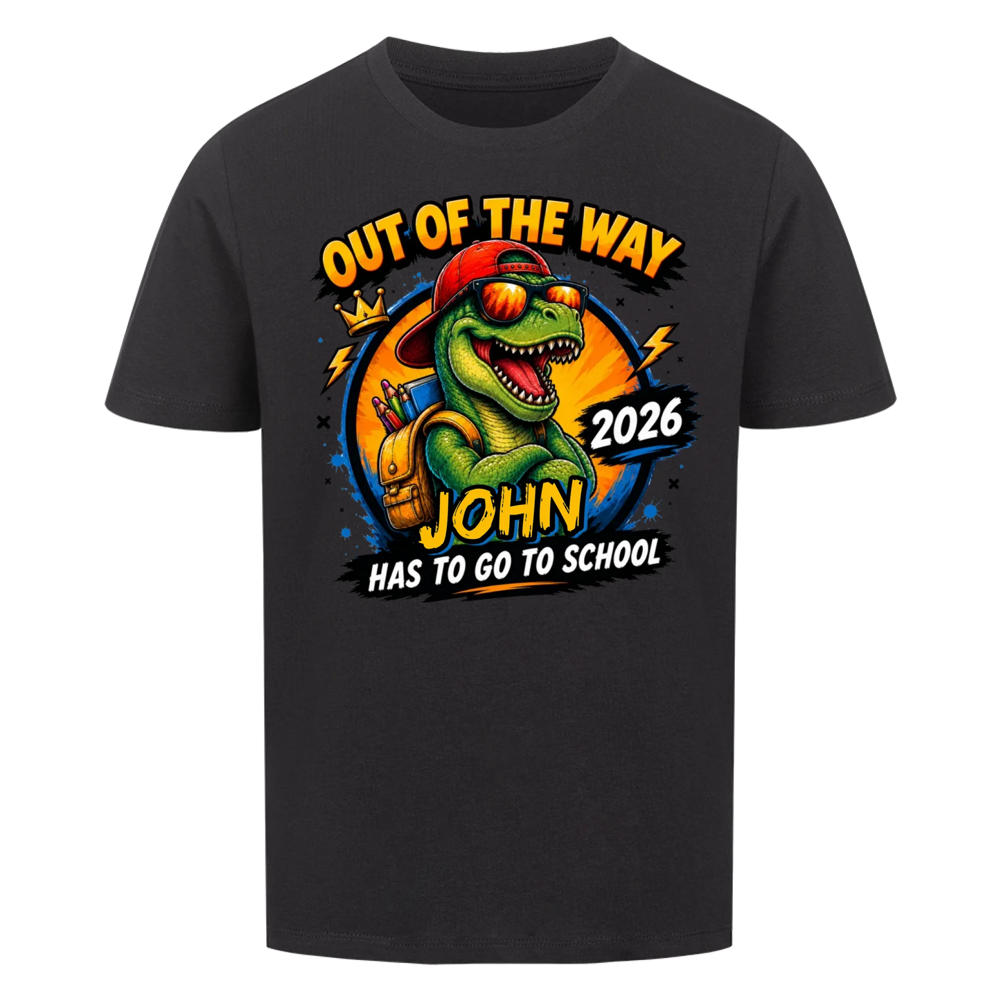 School Rex – Kids First Day of School Tee