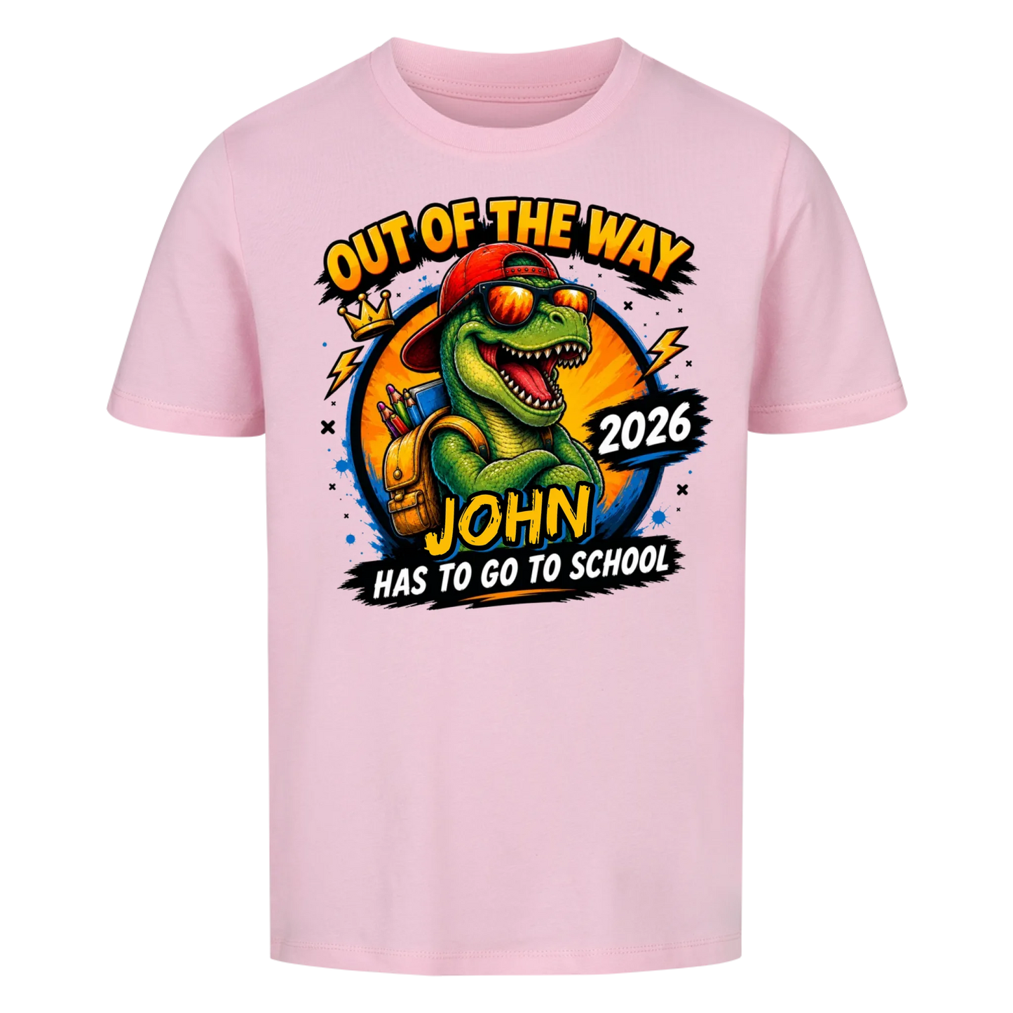 School Rex – Kids First Day of School Tee