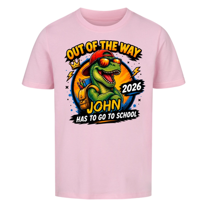 School Rex – Kids First Day of School Tee