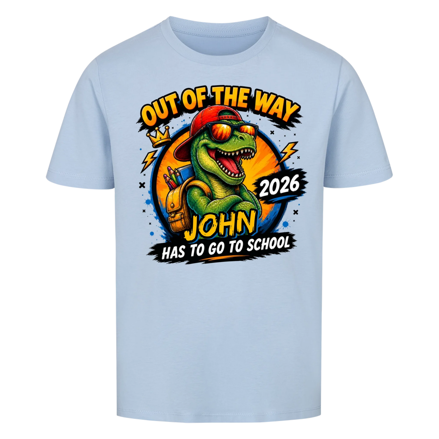 School Rex – Kids First Day of School Tee