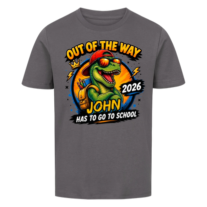 School Rex – Kids First Day of School Tee