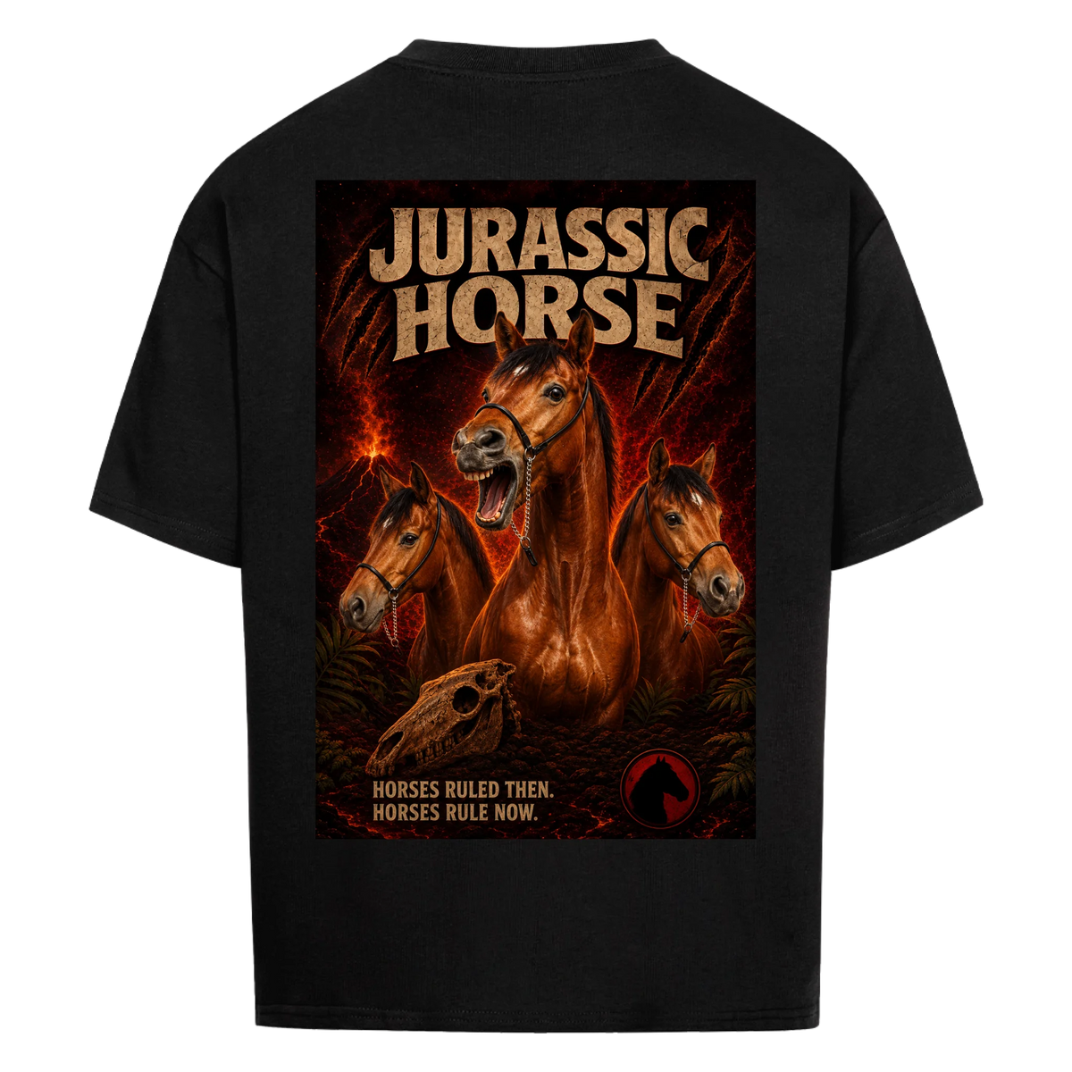 Jurassic Horse Backprint collection