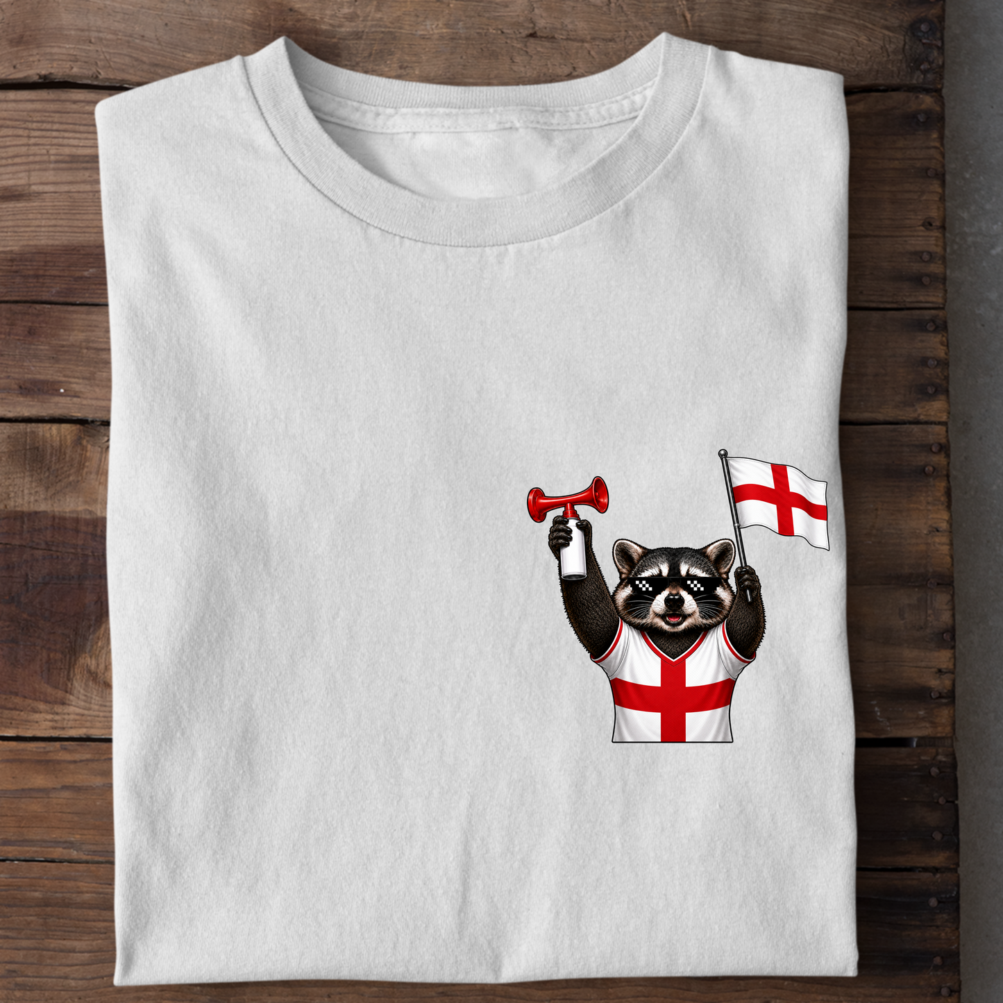 England Waschbär Shirt
