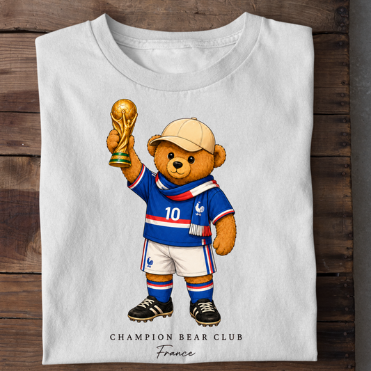 Frankreich Champion Bear Shirt