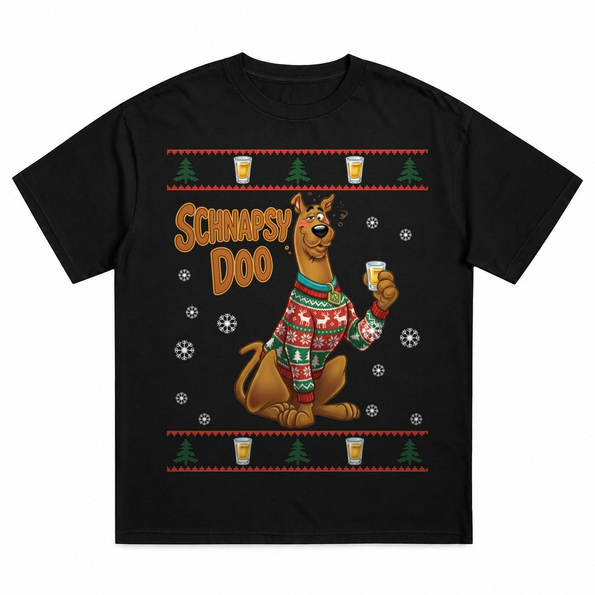 Schnapsy Doo - Christmas Tee