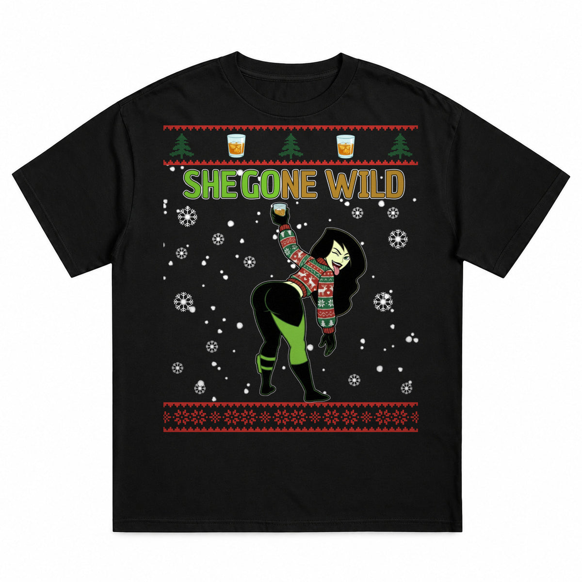 She Gone Wild - Christmas Tee