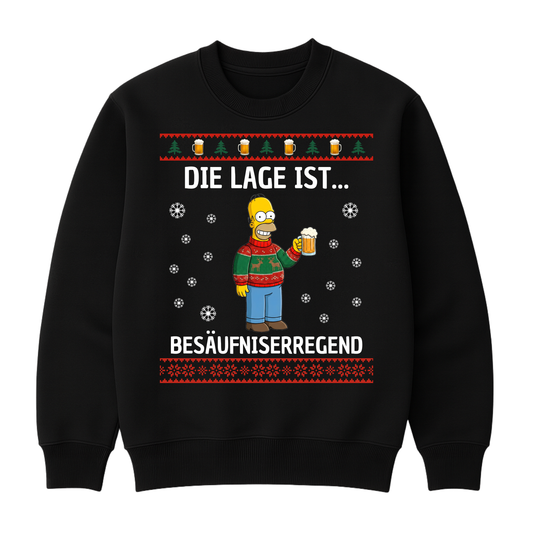 Besäufniserregende Lage von Homer - Christmas Sweater