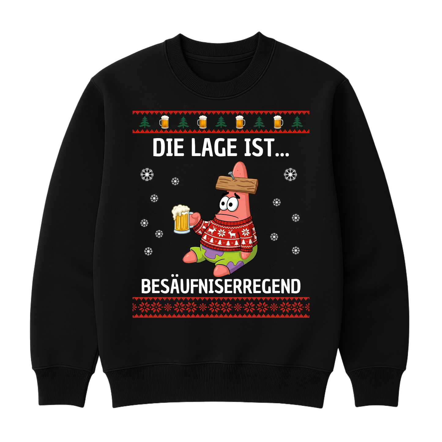 Besäufniserregende Lage von Patrick - Christmas Sweater