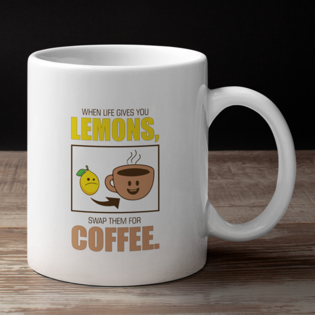 Lemons and Coffee Tasse