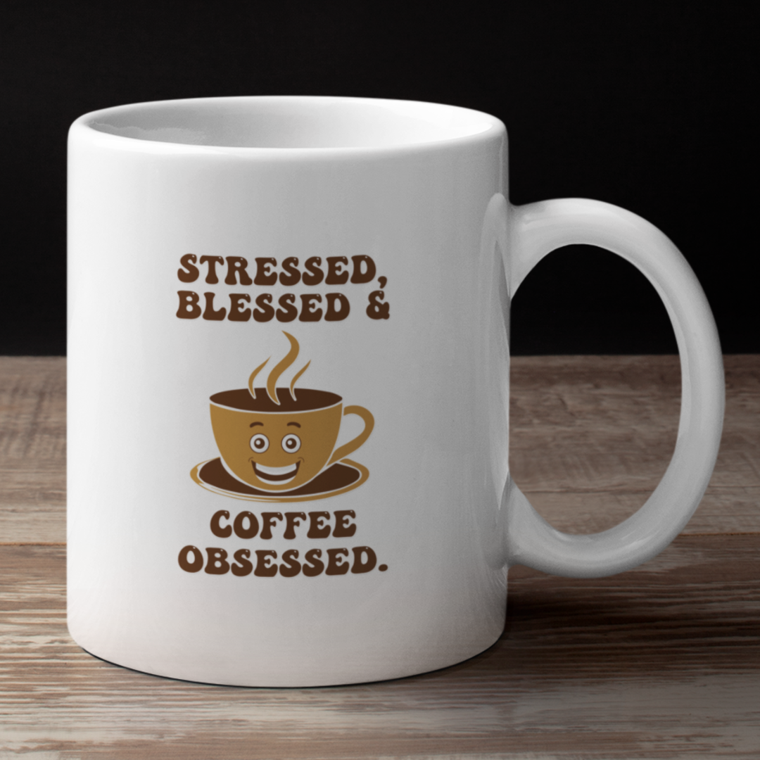 Stressed Coffee Tasse