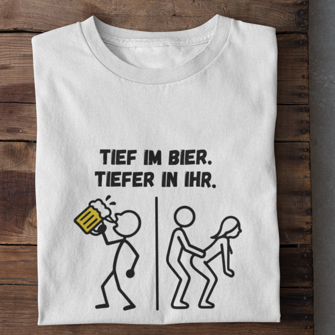 Deep in the beer