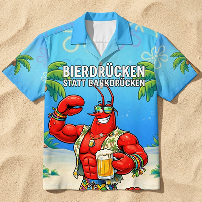 Bierdrücken - Hawaiihemd