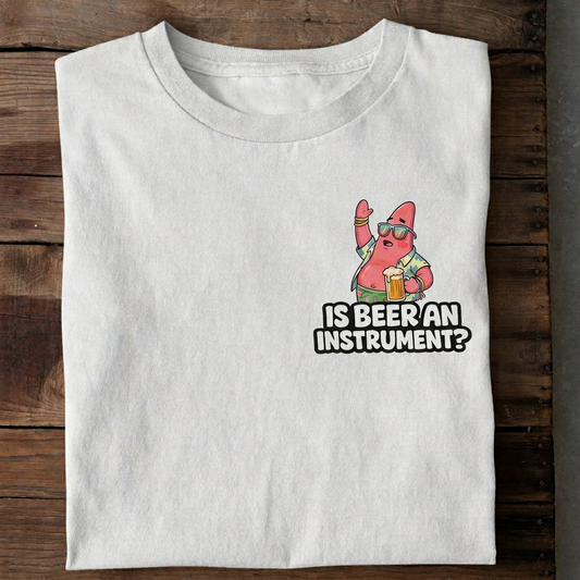 Is beer an instrument - small print