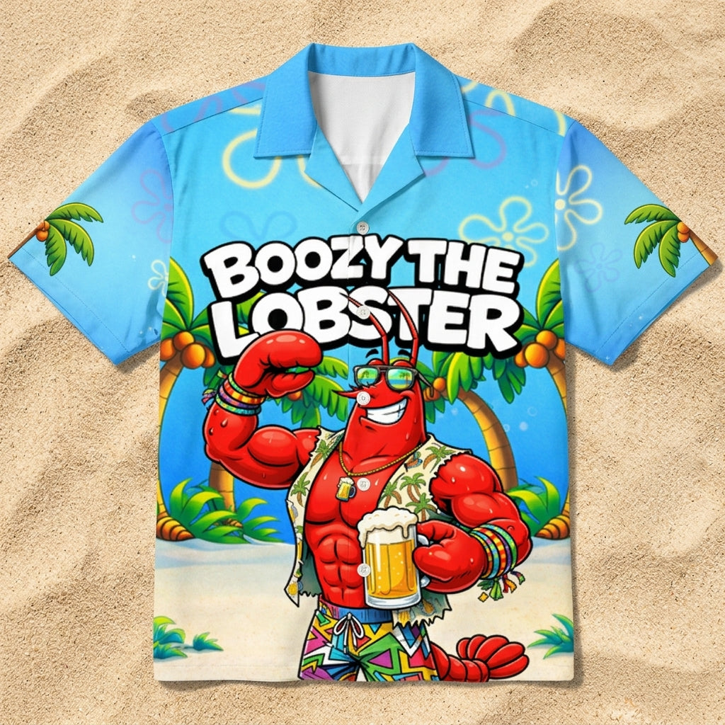 Boozy the Lobster - Hawaiian Shirt